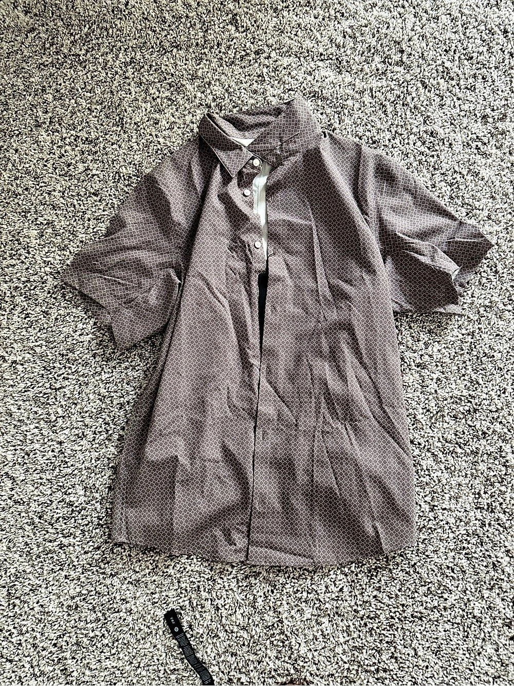 lululemon airing easy Short Sleeve Shirt Brown XL NWT